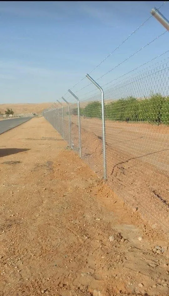تسوير مزرعة بشبك مجلفن